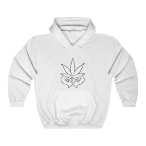 WC Logo White On White Hoody