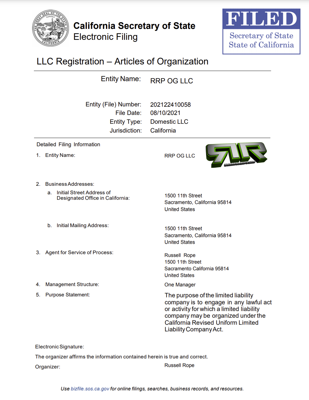 #RRP #OG #LLC @RussellRope .com