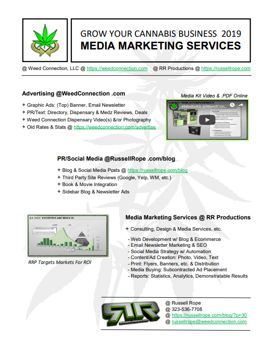 #Media #Services @WeedConnection .com