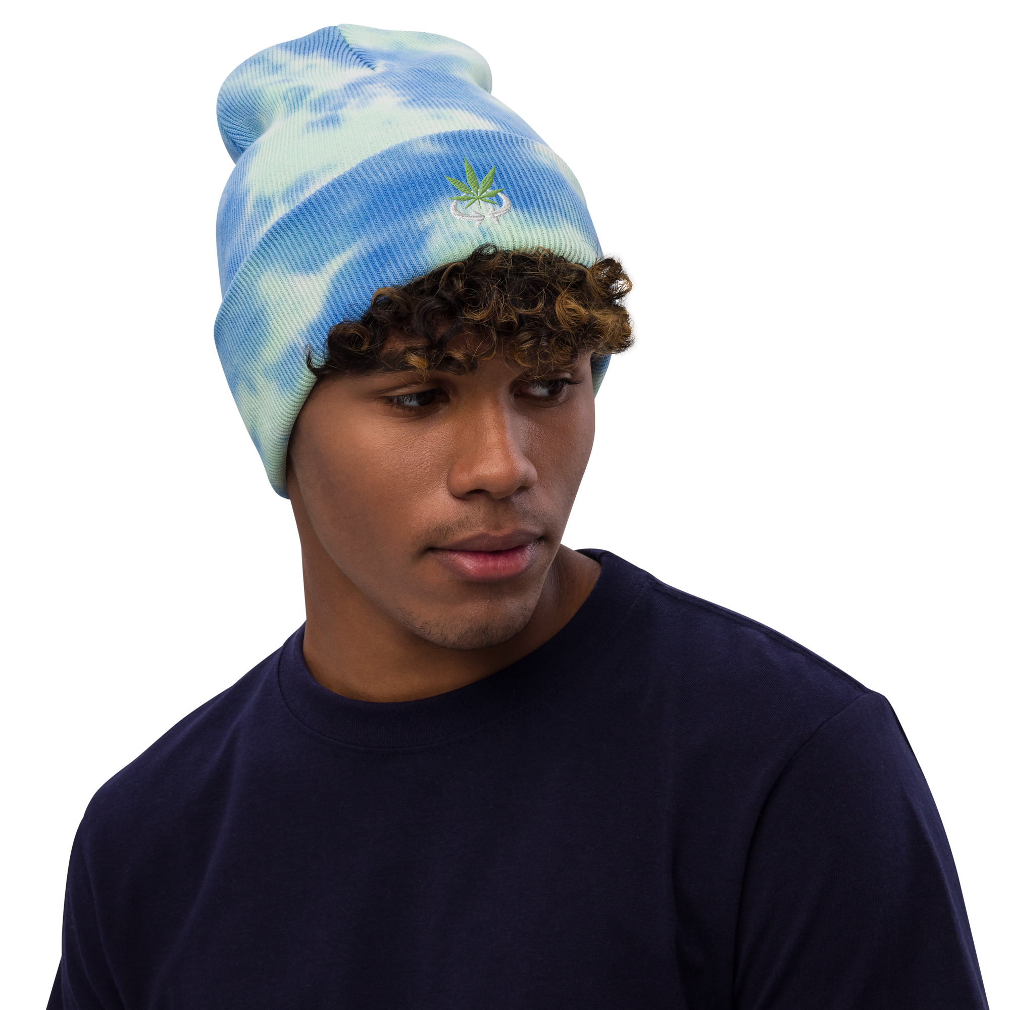 WC Logo Tie-Dye Beanie - Image 3
